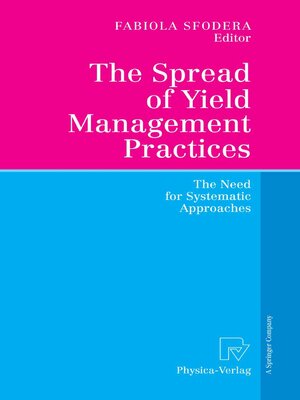 cover image of The Spread of Yield Management Practices